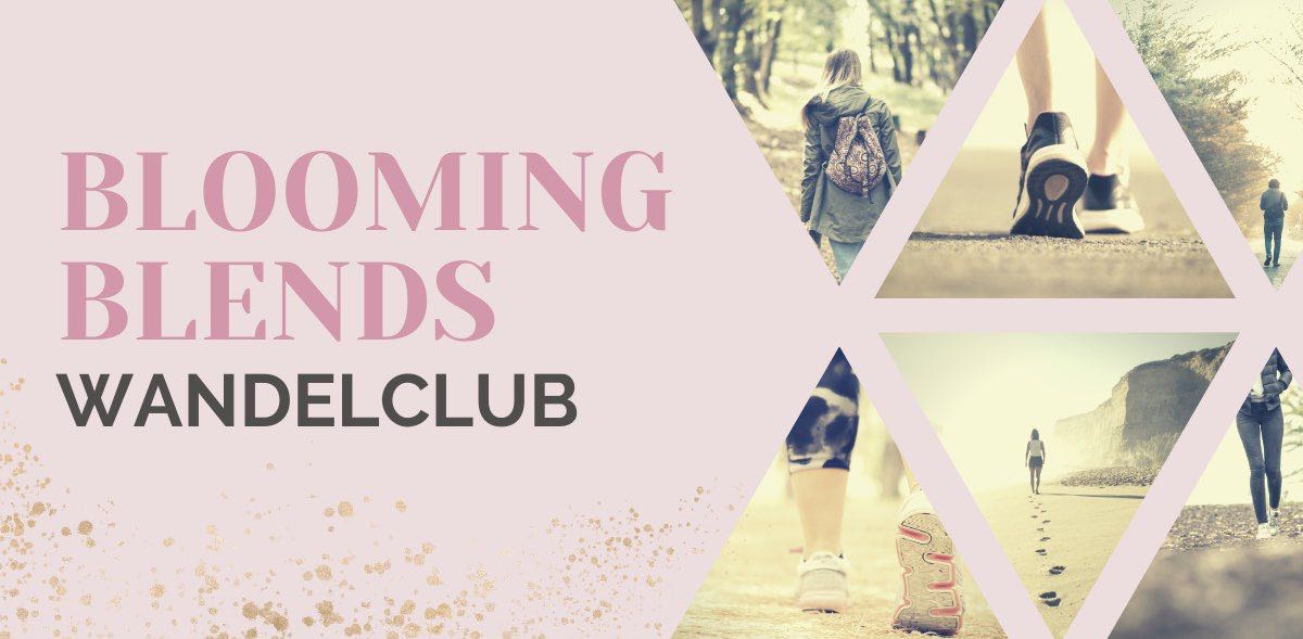 Blooming Blends wandelclub banner