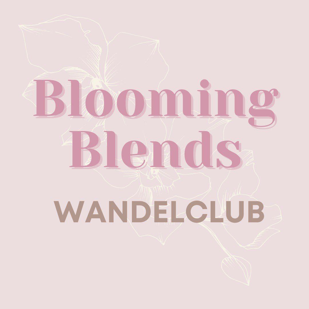 Blooming Blends wandelclub logo